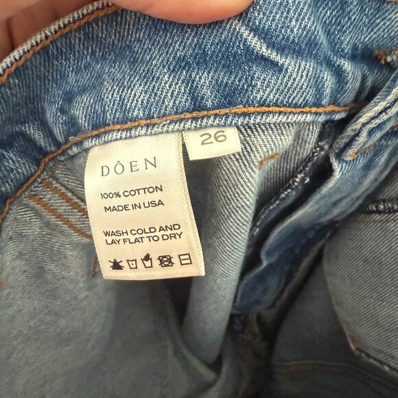 NWOT Doen Lena Jeans in Provence Wash, sz 26 - Picture 5 of 8